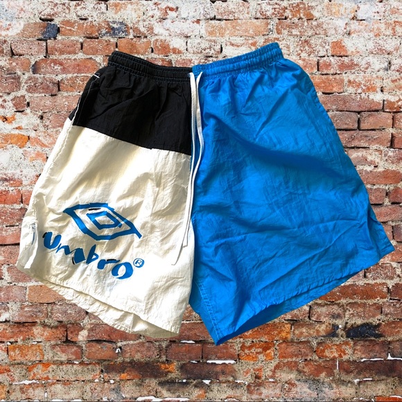 Supremely RARE color blocked 80’s 90s UMBRO shorts - Picture 2 of 8